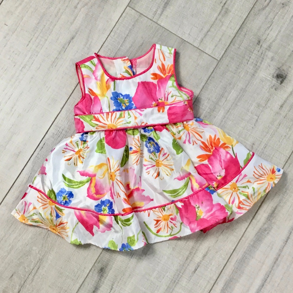 🐾 Jenny & Me Floral dress 3-6 months